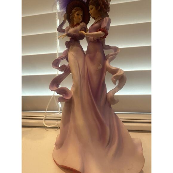 Thomas Kinkade Portraits of Style & Grace Collection 3 Figurines Red Hat Society - Picture 8 of 13
